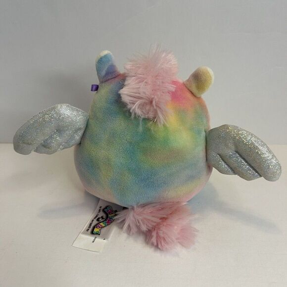 SQUISHMALLOW 5" Mini VALENTINE Plush Paisley Pegasus Tie Dye with hearts - Picture 2 of 5